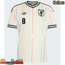 Camisa de Futebol Japão Takumi Minamino #8 Equipamento Secundário Mundo 2026 Manga Curta